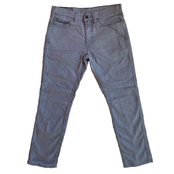 LEVI'S 511 Slim Fit Light Gray Men's Jean Black Label 31x30 - Picture 3 of 16